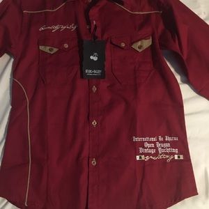 Blue-n-Berry limited edition button-down shirt